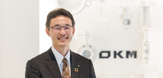 代表取締役社長 奥村晋一 