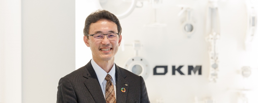 代表取締役社長 奥村晋一 写真